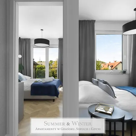 Apartmán 4 Stars, New Luxury Butterfly & Bike Apartments, Orlowo, 15 Wyposazonych Mieszkan, Z Sypialnia, Winda I Platnym Parkingiem, Wysoki Standard Summerwinter, Blisko Molo Orlowo, Drog Rowerowych, Stadniny I Golf Park Gdyně