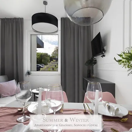Lejlighed 4 Stars, Butterfly Apartments By Summerwinter Gdynia Orlowo Apartamenty Premium, Parking, Winda, Rowerownia, Driving Golf *