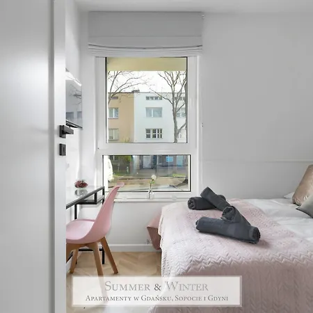 4 Stars, Butterfly Apartments By Summerwinter Gdynia Orlowo Apartamenty Premium, Parking, Winda, Rowerownia, Driving Golf Lejlighed