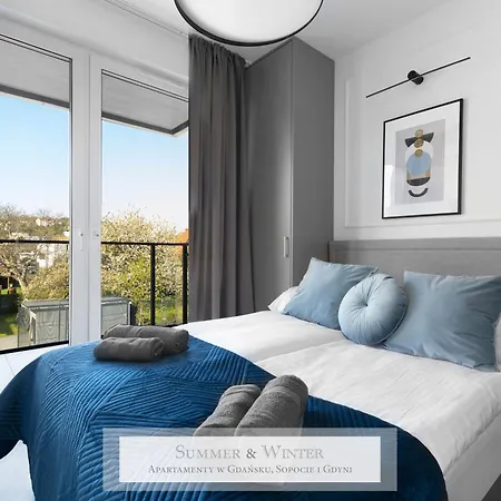 Apartmán 4 Stars, New Luxury Butterfly & Bike Apartments, Orlowo, 15 Wyposazonych Mieszkan, Z Sypialnia, Winda I Platnym Parkingiem, Wysoki Standard Summerwinter, Blisko Molo Orlowo, Drog Rowerowych, Stadniny I Golf Park