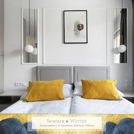 Apartmán 4 Stars, New Luxury Butterfly & Bike Apartments, Orlowo, 15 Wyposazonych Mieszkan, Z Sypialnia, Winda I Platnym Parkingiem, Wysoki Standard Summerwinter, Blisko Molo Orlowo, Drog Rowerowych, Stadniny I Golf Park Gdyně