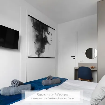 4 Stars, New Luxury Butterfly & Bike Apartments, Orlowo, 15 Wyposazonych Mieszkan, Z Sypialnia, Winda I Platnym Parkingiem, Wysoki Standard Summerwinter, Blisko Molo Orlowo, Drog Rowerowych, Stadniny I Golf Park Apartmán