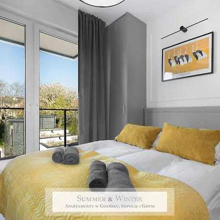 Apartmán 4 Stars, New Luxury Butterfly & Bike Apartments, Orlowo, 15 Wyposazonych Mieszkan, Z Sypialnia, Winda I Platnym Parkingiem, Wysoki Standard Summerwinter, Blisko Molo Orlowo, Drog Rowerowych, Stadniny I Golf Park