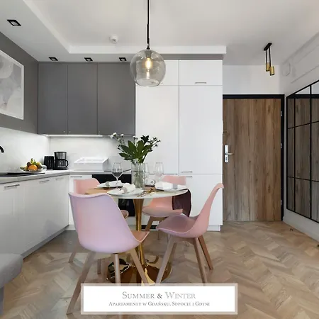 4 Stars, Butterfly Apartments By Summerwinter Gdynia Orlowo Apartamenty Premium, Parking, Winda, Rowerownia, Driving Golf Lejlighed *