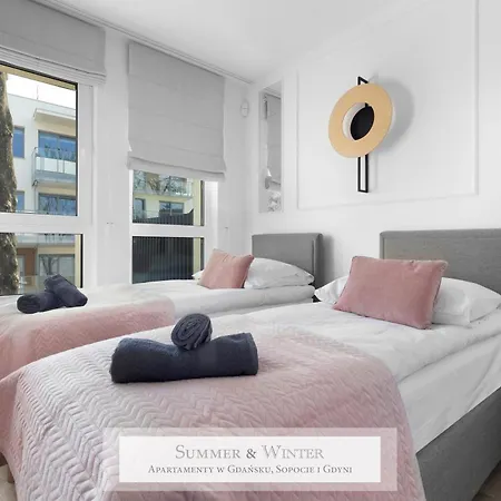 4 Stars, New Luxury Butterfly & Bike Apartments, Orlowo, 15 Wyposazonych Mieszkan, Z Sypialnia, Winda I Platnym Parkingiem, Wysoki Standard Summerwinter, Blisko Molo Orlowo, Drog Rowerowych, Stadniny I Golf Park Apartmán