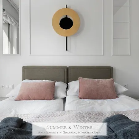 Apartmán 4 Stars, New Luxury Butterfly & Bike Apartments, Orlowo, 15 Wyposazonych Mieszkan, Z Sypialnia, Winda I Platnym Parkingiem, Wysoki Standard Summerwinter, Blisko Molo Orlowo, Drog Rowerowych, Stadniny I Golf Park