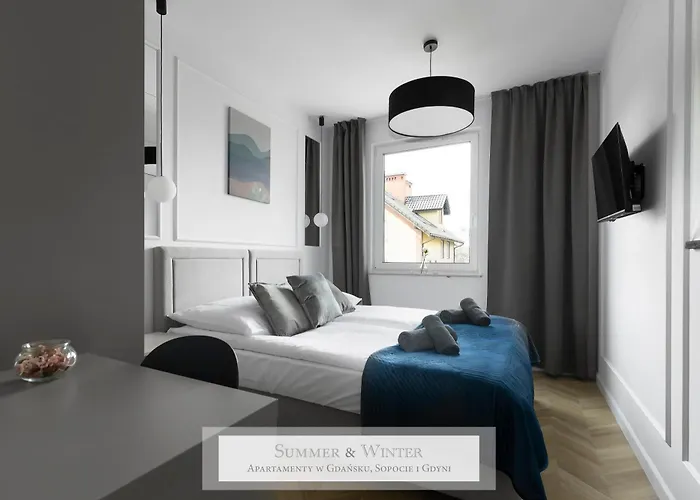 4 Stars, Luxury Butterfly & Bike Apartments, Orlowo, 15 Mieszkan, Z Oddzielna Sypialnia, Winda I Platnym Parkingiem, Blisko Drog Rowerowych, Niedaleko Molo, Golf, Stadnina, Adventure Park, Summerwinter Brand Гдиня